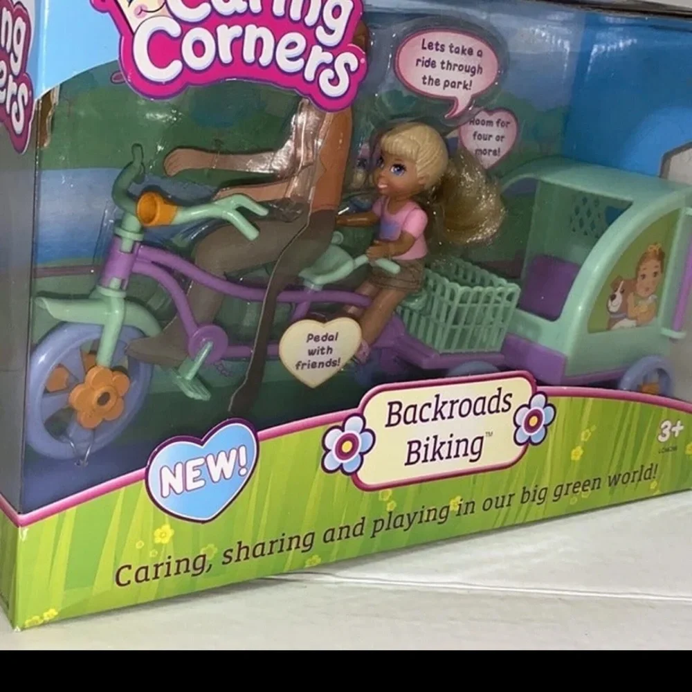 Caring Corners Backroads Biking Play Set Playset with‎ Doll